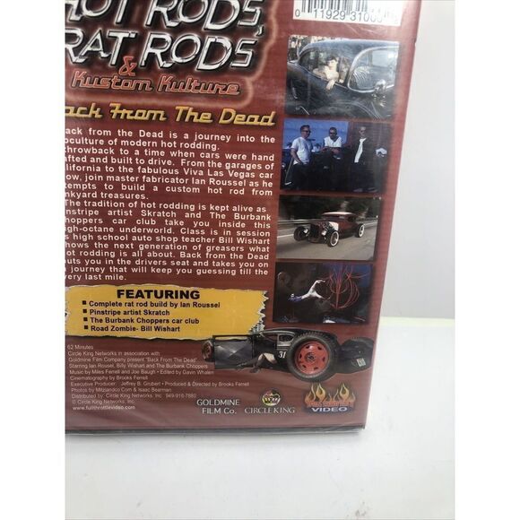 HOT RODS RAT RODS & KUSTOM KULTURE - BACK FROM THE DEAD - DVD - Sealed - Picture 5 of 7